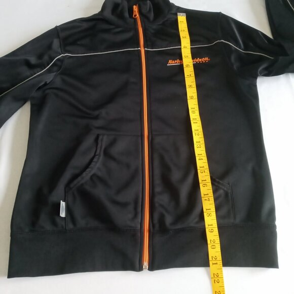 Harley-Davidson women's full zip black track jacket size small - Picture 7 of 10